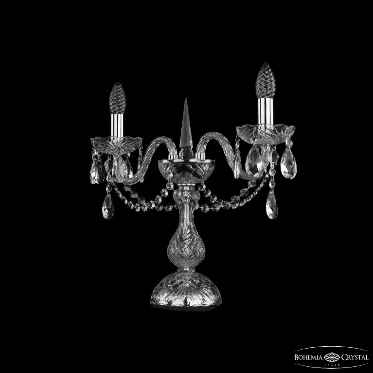 Настольная лампа Bohemia Ivele Crystal 1402L/2/141-39 Ni в Нижнем Новгороде
