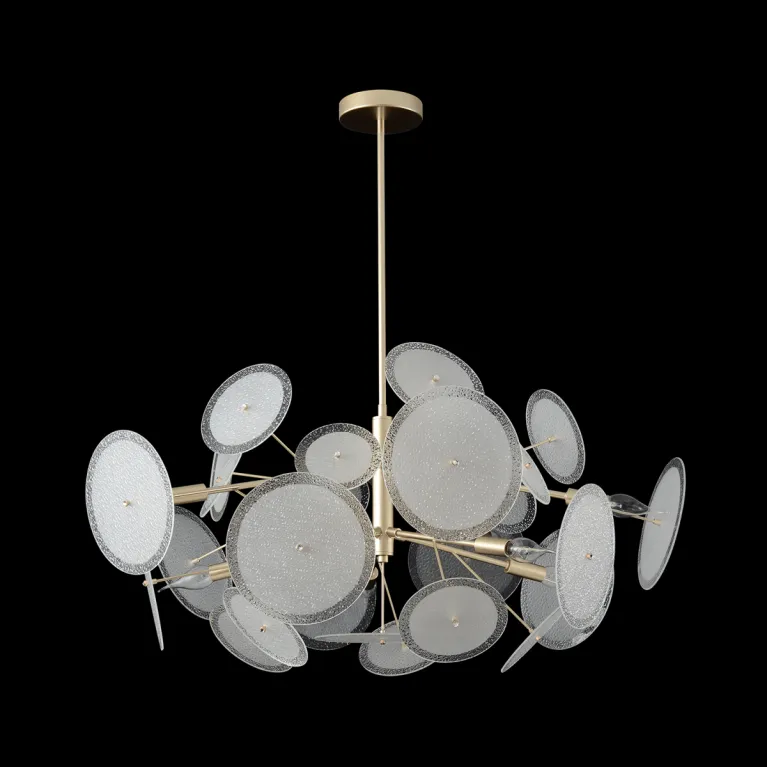 Люстра на штанге Crystal Lux DANDELION SP10 GOLD в Нижнем Новгороде