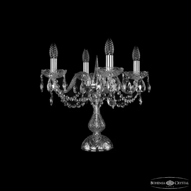 Настольная лампа Bohemia Ivele Crystal 1402L/4/141-39 Ni в Нижнем Новгороде