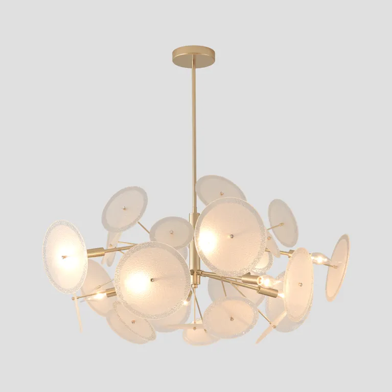 Люстра на штанге Crystal Lux DANDELION SP10 GOLD в Нижнем Новгороде