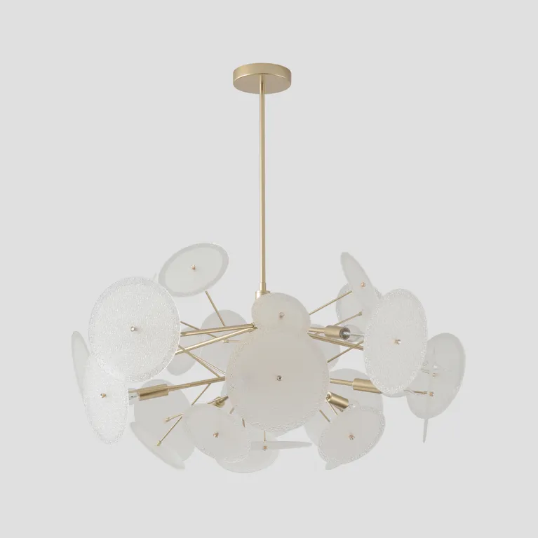 Люстра на штанге Crystal Lux DANDELION SP10 GOLD в Нижнем Новгороде