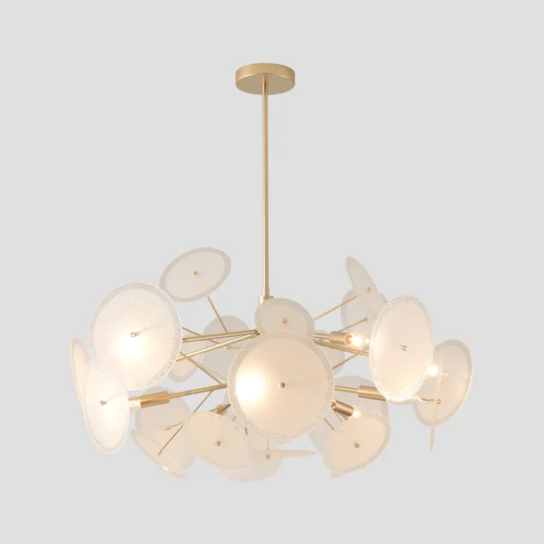 Люстра на штанге Crystal Lux DANDELION SP10 GOLD в Нижнем Новгороде