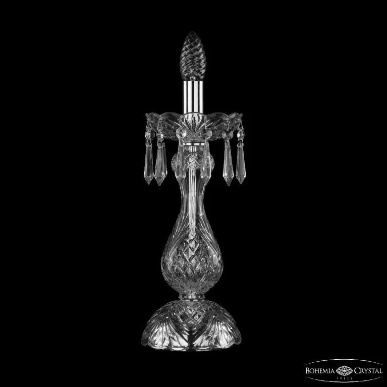 Настольная лампа Bohemia Ivele Crystal 1403L/1-35 Ni в Нижнем Новгороде