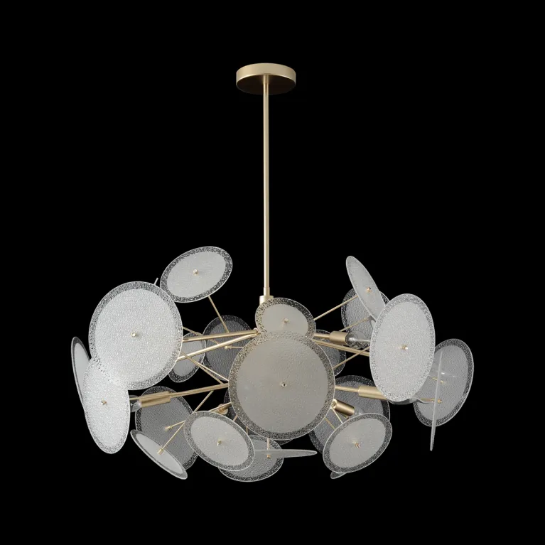 Люстра на штанге Crystal Lux DANDELION SP10 GOLD в Нижнем Новгороде