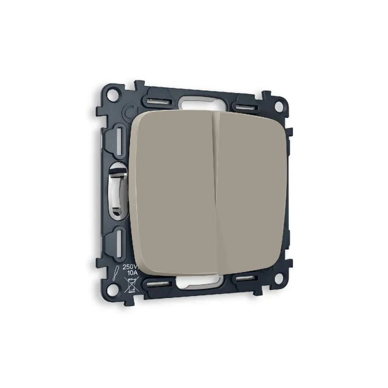 Комплект механизма 2-кл проходного выключателя Ambrella Volt Omega MO363020 в Нижнем Новгороде