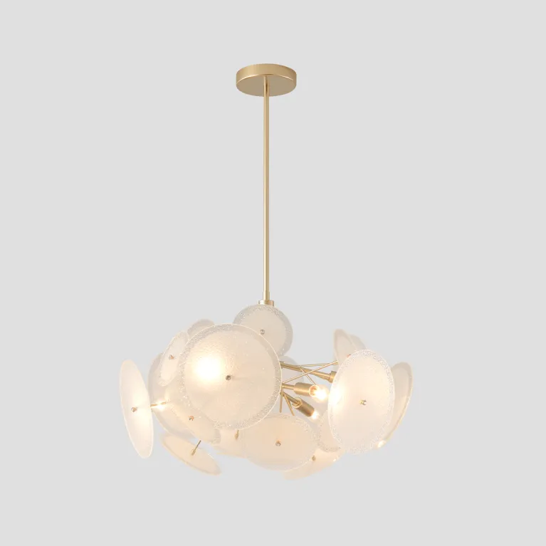 Люстра на штанге Crystal Lux DANDELION SP6 GOLD в Нижнем Новгороде