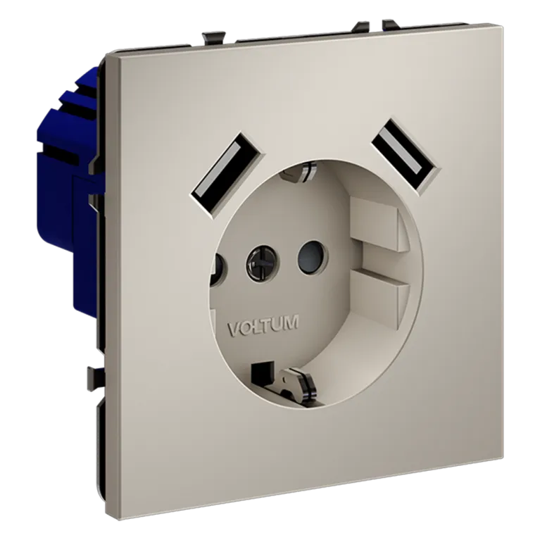 Розетка с USB, А+А Voltum S70 VLS040403 в Нижнем Новгороде