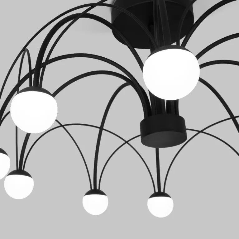 Люстра на штанге Eurosvet Ragno 90035/10 LED черный a069307 в Нижнем Новгороде