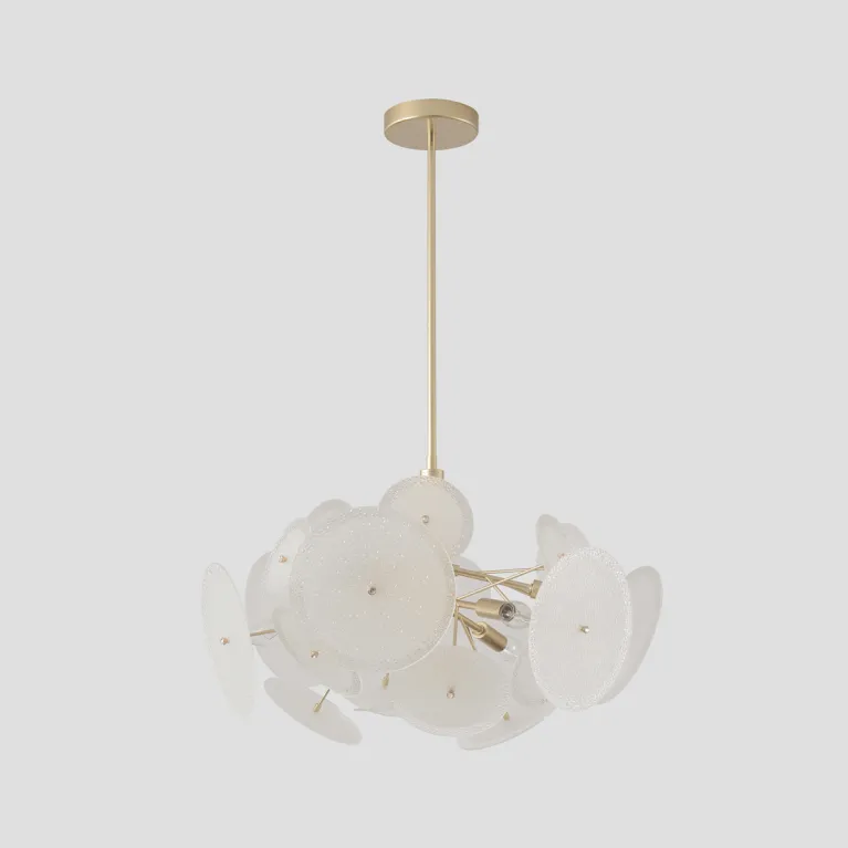 Люстра на штанге Crystal Lux DANDELION SP6 GOLD в Нижнем Новгороде