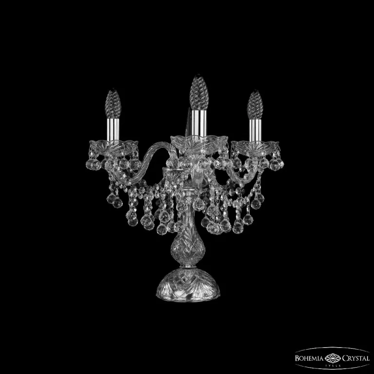 Настольная лампа Bohemia Ivele Crystal 1409L/3/141-39 Ni в Нижнем Новгороде