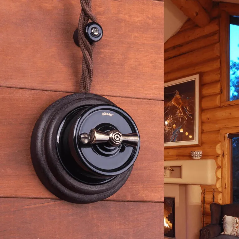 Комплект изоляторов без винта 50 шт. Werkel Ретро черный W6431308 4690389166181 в Нижнем Новгороде