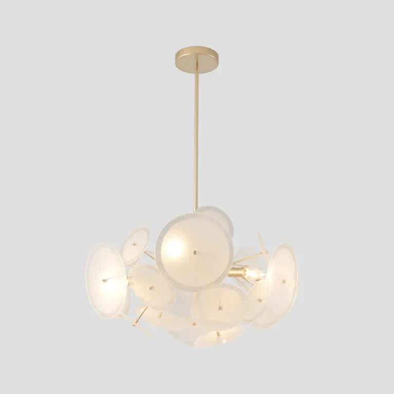 Люстра на штанге Crystal Lux DANDELION SP6 GOLD в Нижнем Новгороде