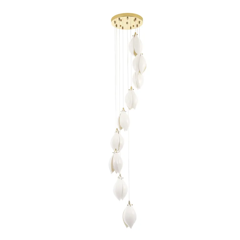 Каскадная люстра Crystal Lux FLOWERS SP9 в Нижнем Новгороде