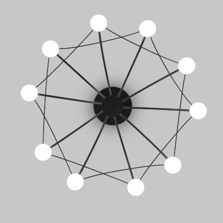 Люстра на штанге Eurosvet Ragno 90035/10 LED черный a069307 в Нижнем Новгороде