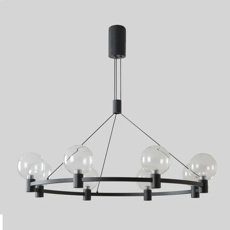 Подвесная люстра Crystal Lux DUET SP56W LED BLACK в Нижнем Новгороде