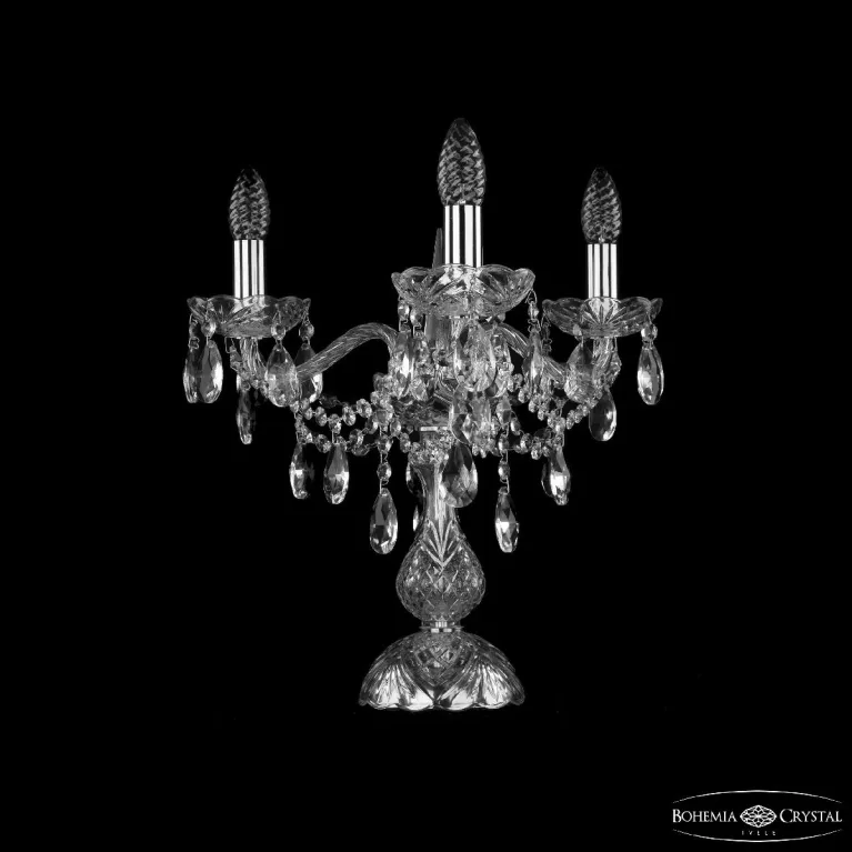 Настольная лампа Bohemia Ivele Crystal 1415L/3/141-39 Ni в Нижнем Новгороде