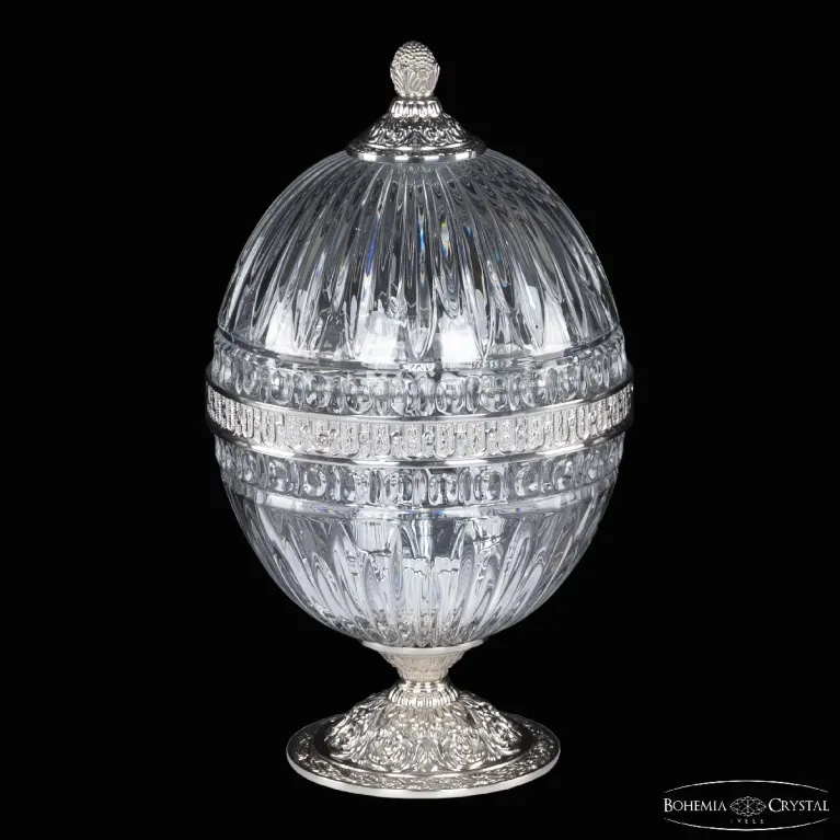 Настольная лампа Bohemia Ivele Crystal 5680L/18 Ni Clear/M-1G в Нижнем Новгороде