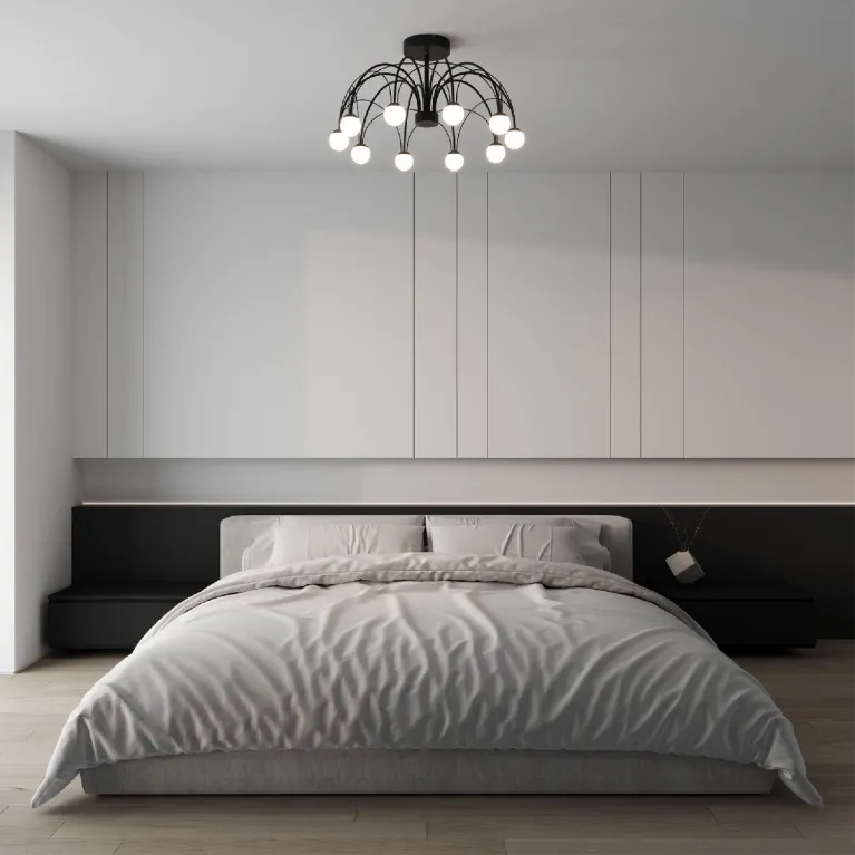 Люстра на штанге Eurosvet Ragno 90035/10 LED черный a069307 в Нижнем Новгороде