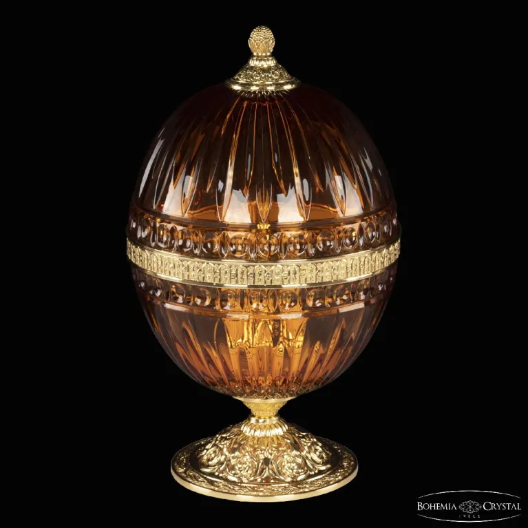 Настольная лампа Bohemia Ivele Crystal 5680L/22 G Amber/M-1G в Нижнем Новгороде