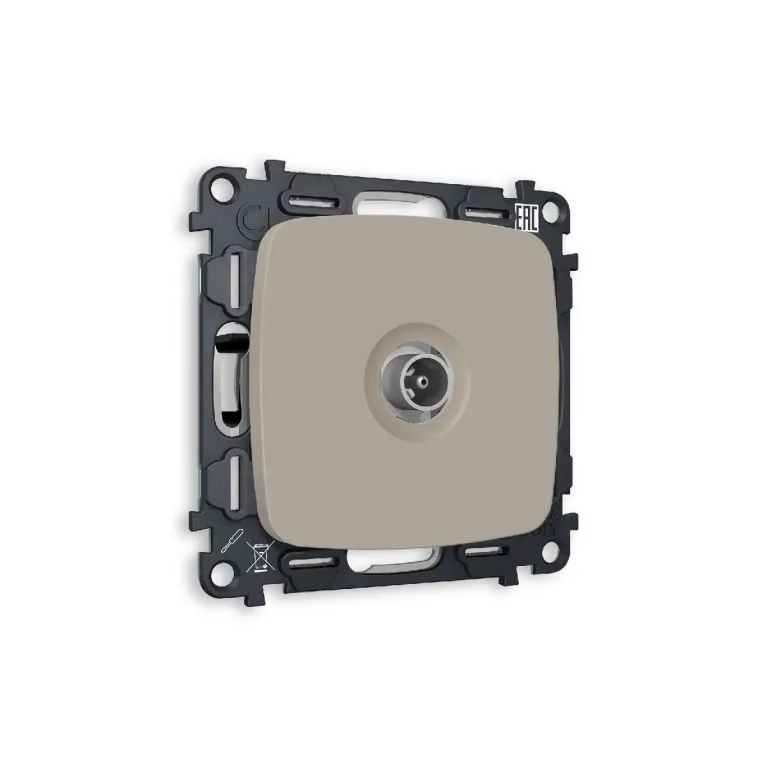 Комплект механизма TV розетки оконечной 50-870 MHz 1dB Ambrella Volt Omega MO373010 в Нижнем Новгороде