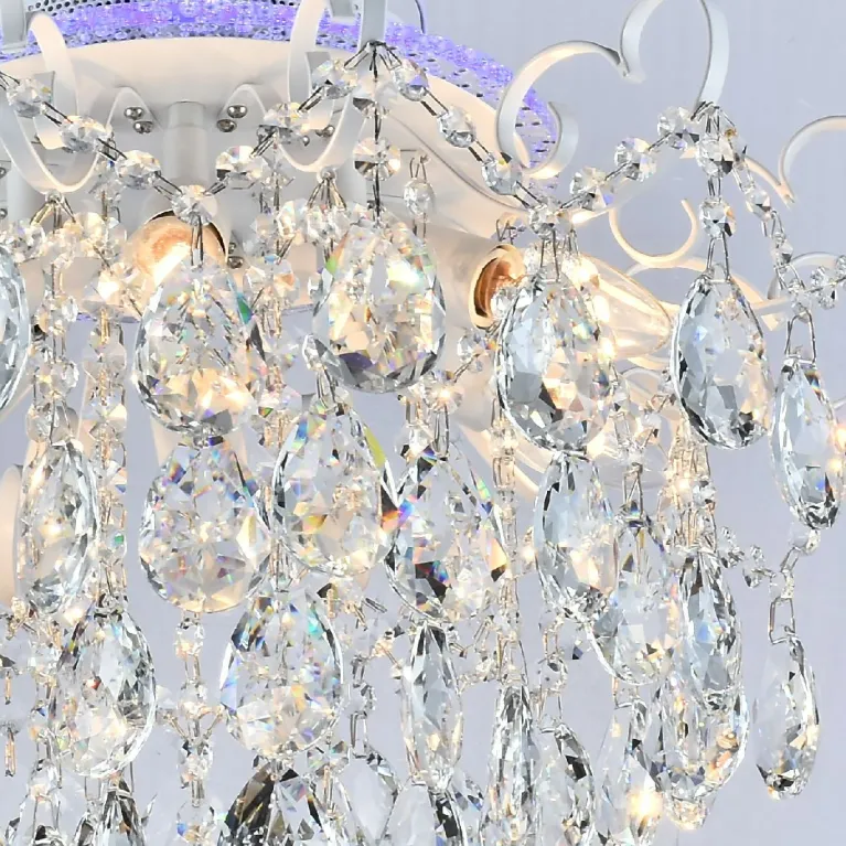 Потолочная люстра Reluce 04024-0.3-06 WH+SILVER PN+RGB в Нижнем Новгороде