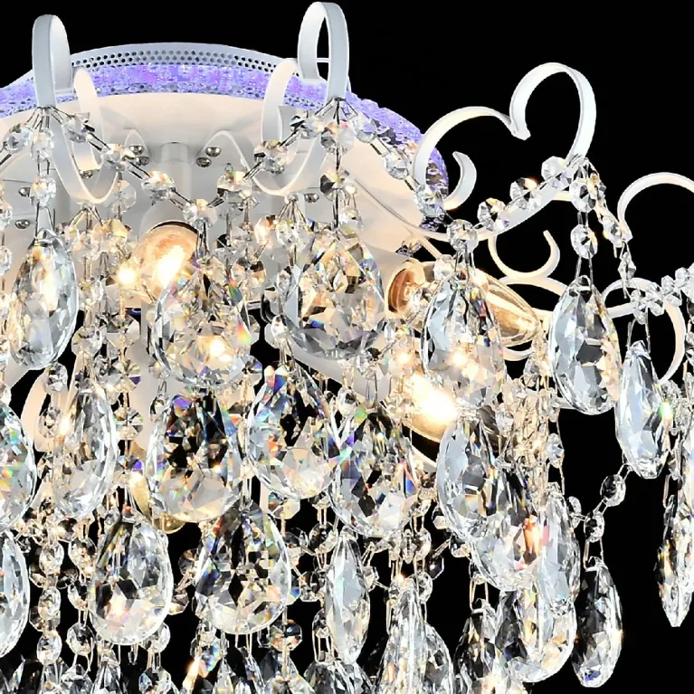 Потолочная люстра Reluce 04024-0.3-06 WH+SILVER PN+RGB в Нижнем Новгороде