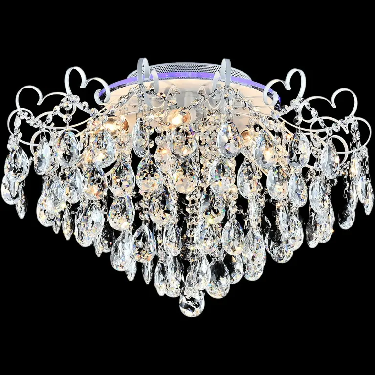 Потолочная люстра Reluce 04024-0.3-07 WH+SILVER PN+RGB в Нижнем Новгороде