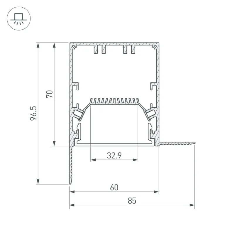 Соединитель профиля Arlight SL-LINIA 030137 в Нижнем Новгороде