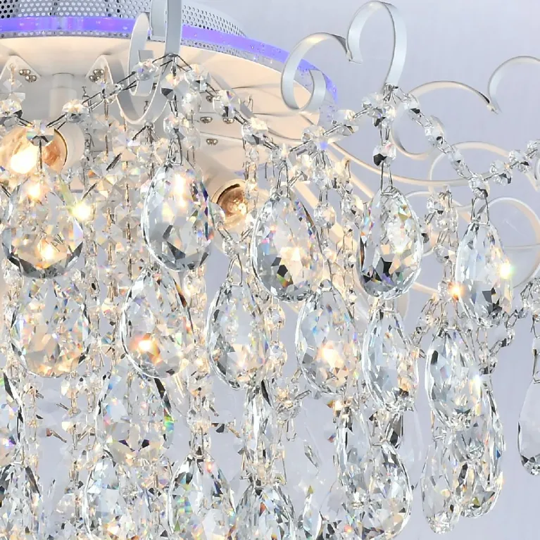 Потолочная люстра Reluce 04024-0.3-07 WH+SILVER PN+RGB в Нижнем Новгороде