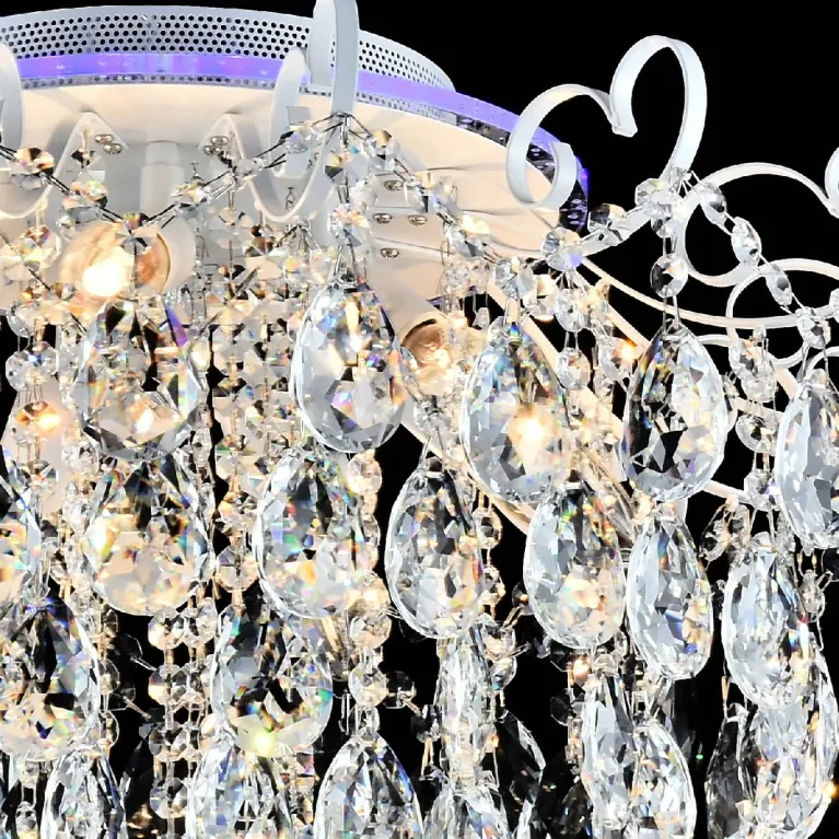 Потолочная люстра Reluce 04024-0.3-07 WH+SILVER PN+RGB в Нижнем Новгороде