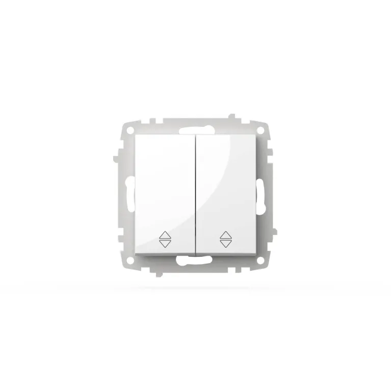 Переключатель двухклавишный проходной ELBI Zena Vega 609-015600-211 в Нижнем Новгороде