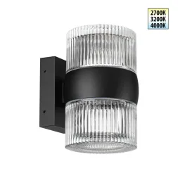 Уличный настенный светильник с переключателем цв. температуры Novotech Street Estima 359718