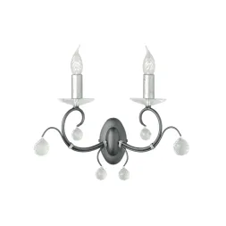 Бра Elstead Lighting Lunetta LUN 2 BLK/SIL
