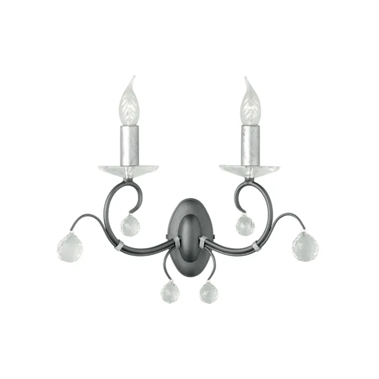 Бра Elstead Lighting Lunetta LUN 2 BLK/SIL в Нижнем Новгороде