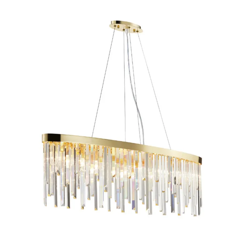 Подвесная люстра Lumien Hall Dzhillian LH0048/8PO-GD-CL в Нижнем Новгороде