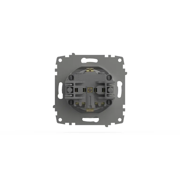 Розетка с крышкой и заземлением ELBI Zena Vega 609-015600-218 в Нижнем Новгороде