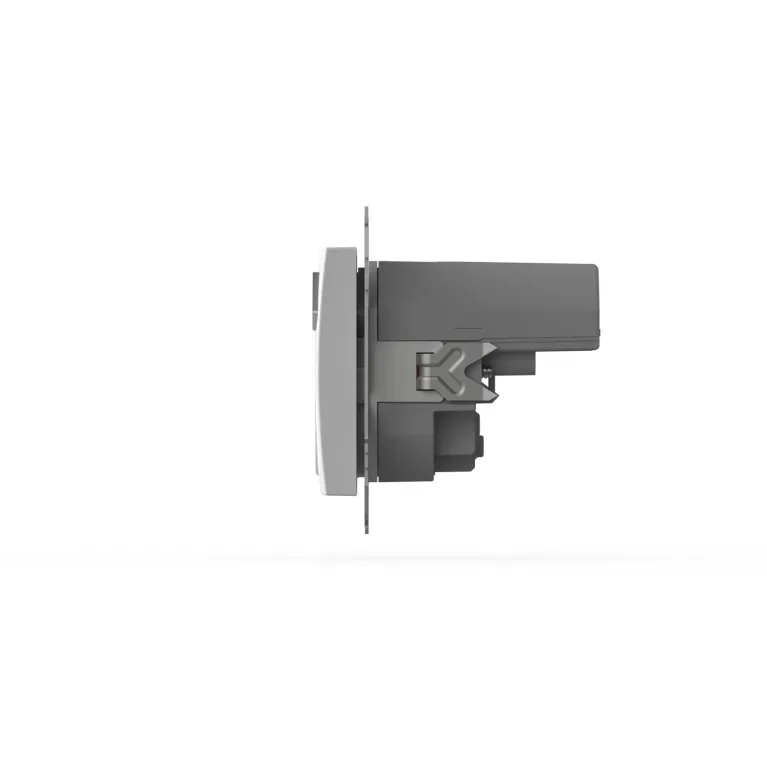 Розетка с заземлением и защитой от детей + два входа USB для заряда устройства ELBI Zena Vega 609-01 в Нижнем Новгороде