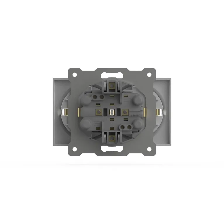 Розетка двухместная с заземлением ELBI Zena Vega 609-015600-907 в Нижнем Новгороде