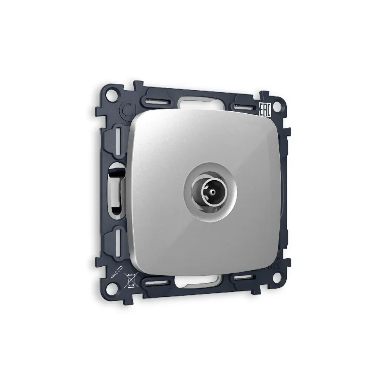 Комплект механизма TV розетки оконечной 50-870 MHz 1dB Ambrella Volt Omega MO413010 в Нижнем Новгороде
