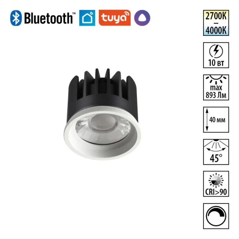 Светодиодный модуль диммир. (пульт 359640) Novotech Diod Mod IP20 LED 10W 180-265V 2700-4000К 359822 в Нижнем Новгороде
