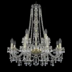Подвесная люстра Bohemia Ivele 1410/8+4/240/h-74/G/V0300