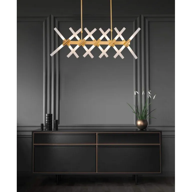 Подвесная люстра Lumina Deco Alford LDP 6036-20 GD в Нижнем Новгороде