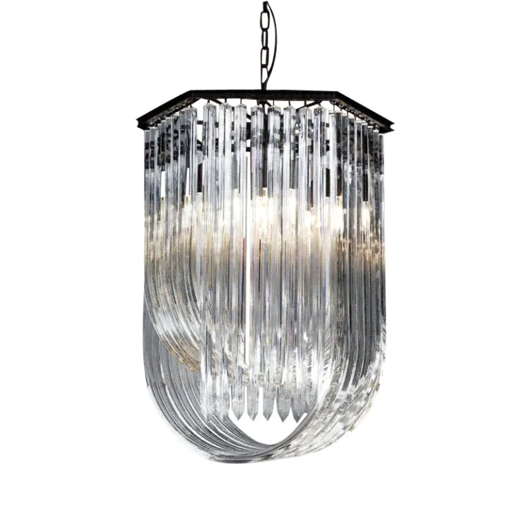 Подвесная люстра Delight Collection Murano Glass KR0116P-6 black в Нижнем Новгороде