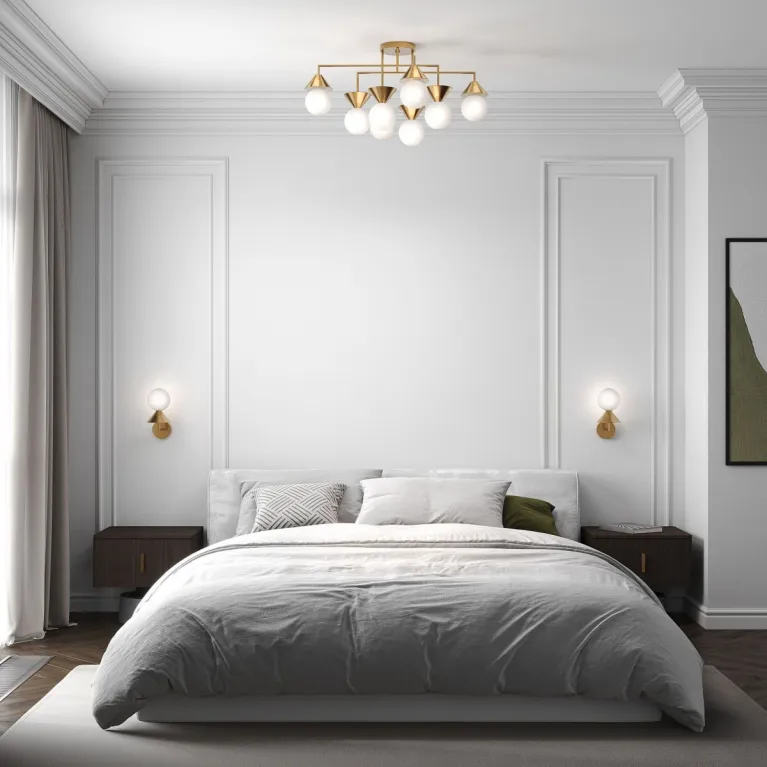 Потолочная люстра Eurosvet Melon 302002/8 латунь Smart a071464 в Нижнем Новгороде