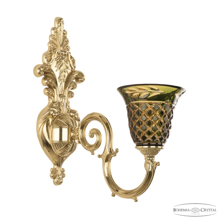 Бра Bohemia Ivele Verona 7203B15/1/210 G P2 U Amber-Green/H-1J в Нижнем Новгороде