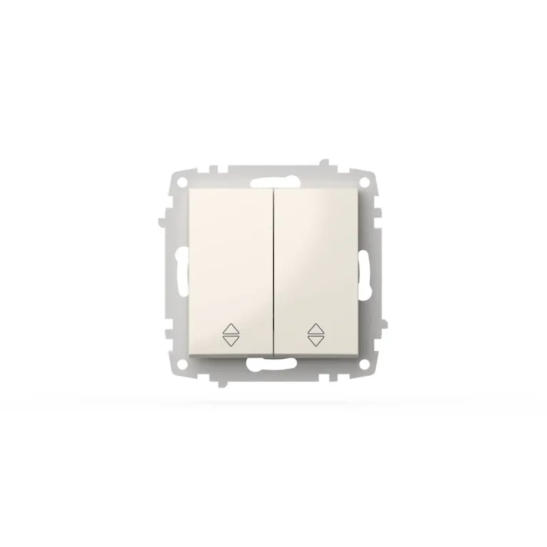 Выключатель проходной двухклавишный ELBI Zena Vega 609-010200-211 в Нижнем Новгороде