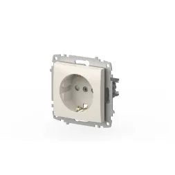 Розетка с заземлением и защитой от детей ELBI Zena Vega 609-010200-243