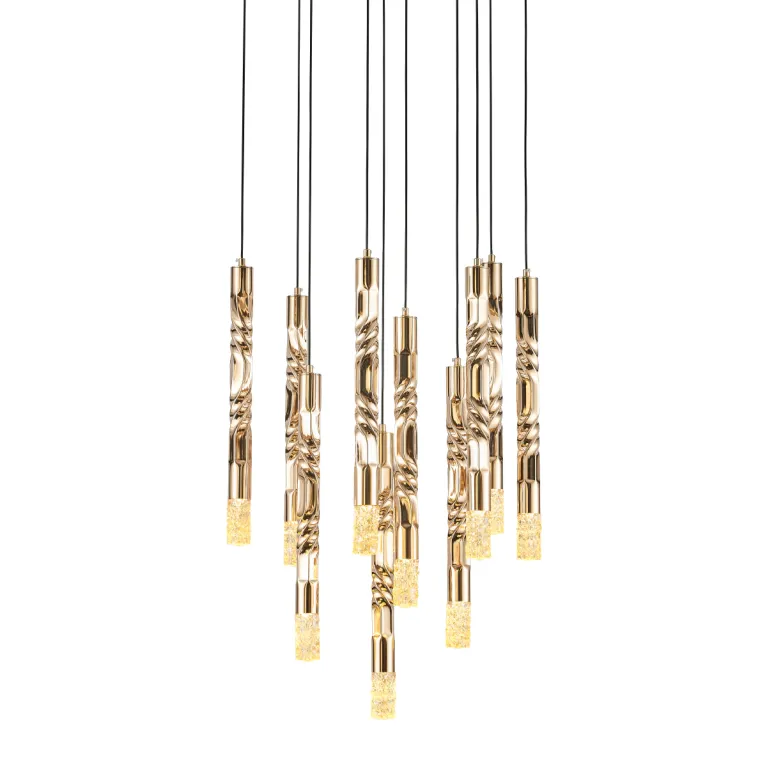 Подвесная люстра Delight Collection OM2365-F10 gold в Нижнем Новгороде