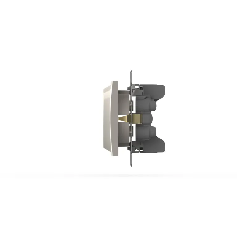Розетка двухместная с заземлением ELBI Zena Vega 609-010200-907 в Нижнем Новгороде