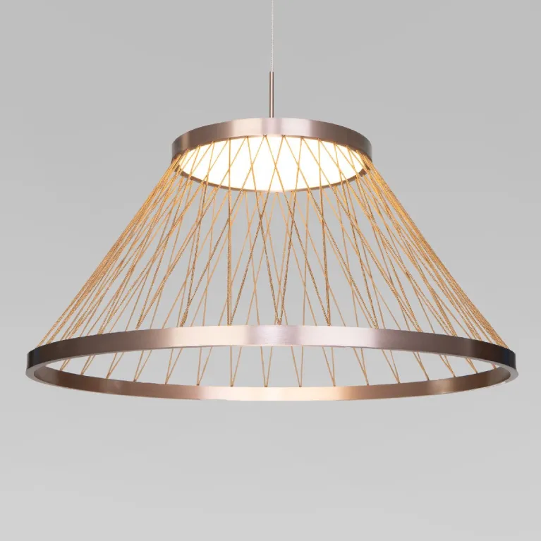 Подвесная люстра Eurosvet Cesta 40017/1 LED коричневый a069288 в Нижнем Новгороде